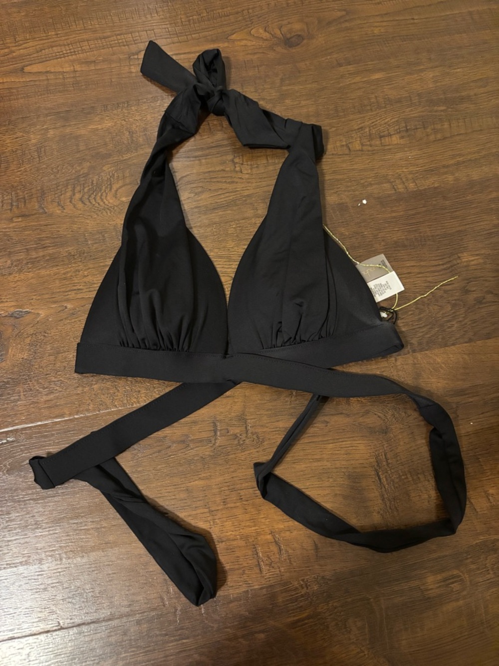 Mynah Black Tie Bikini Top - Picture 4 of 8